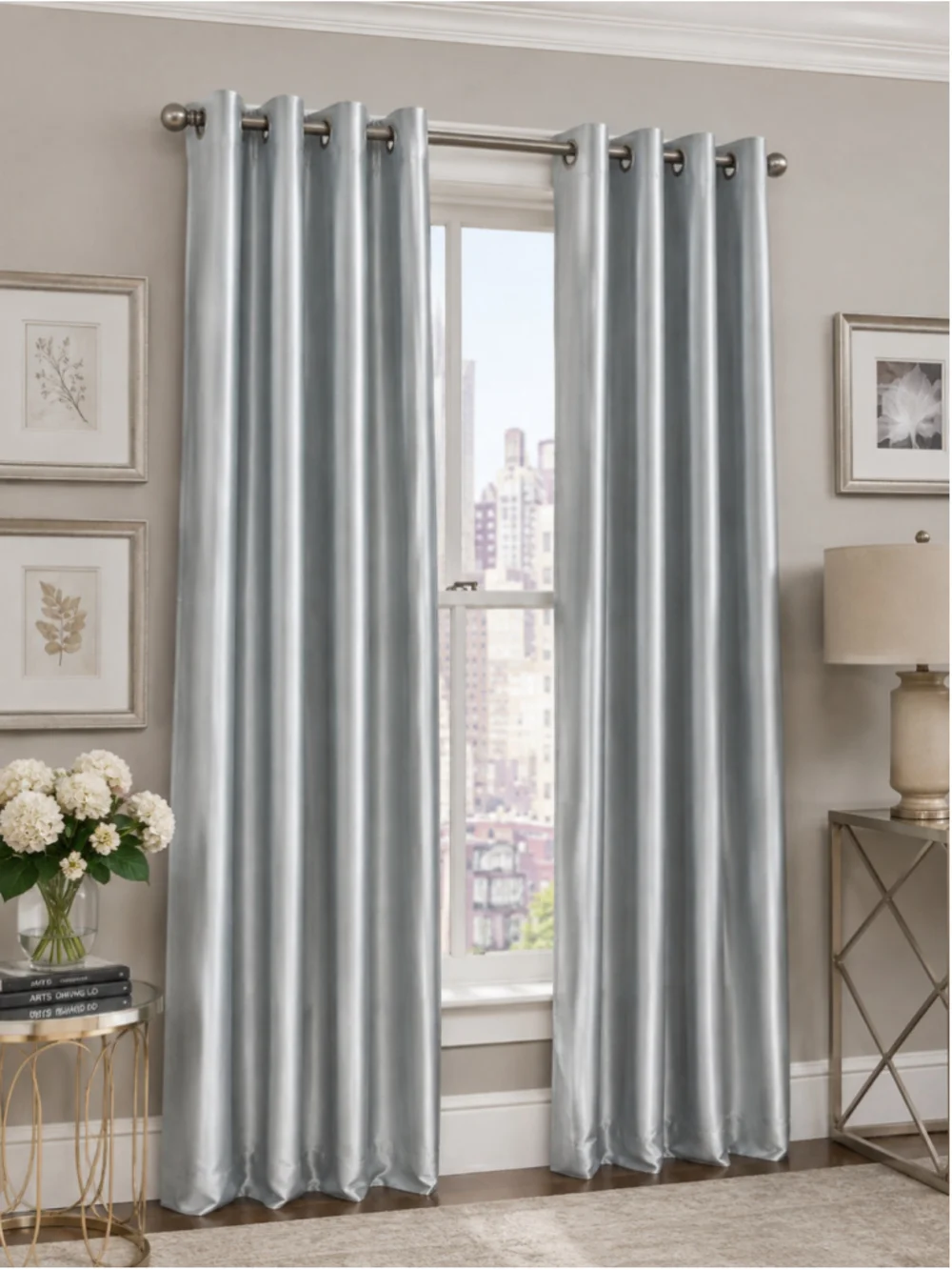 J. Queen New York Gardnera Grommet Curtain Panels – Set of 2